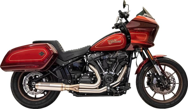 Avgassystem Bassani Xhaust 2 into-1 Bike 4" rostfri Softail 18-24