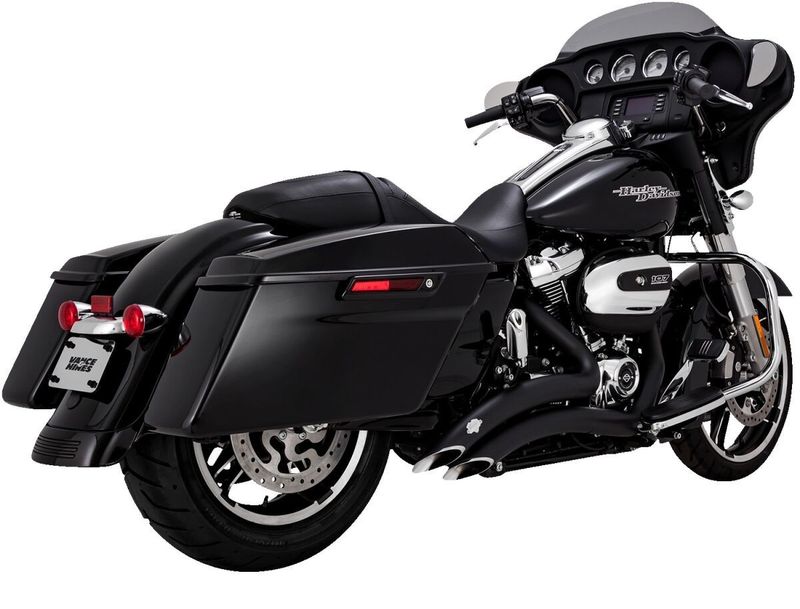 Avgassystem Vance & Hines Radius BLK.17+FL Touring 17-upp