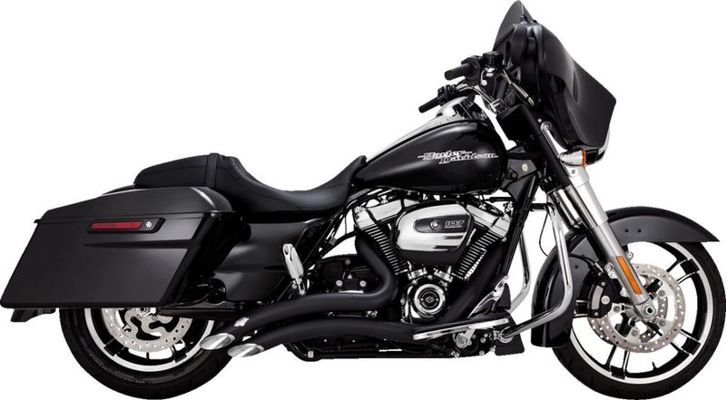 Avgassystem Vance & Hines Radius BLK.17+FL Touring 17-upp