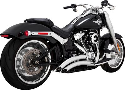 Avgassystem Vance & Hines PCX Radius 2-1/2" Softail FLFB Fat Boy 107 18-20 m.fl. krom