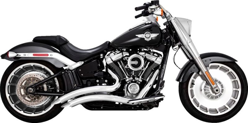 Avgassystem Vance & Hines PCX Radius 2-1/2" Softail FLFB Fat Boy 107 18-20 m.fl. krom