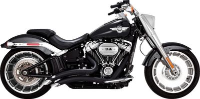 Avgassystem Vance & Hines PCX Radius 2-1/2" Softail FLFB Fat Boy 107 18-20 m.fl. svart