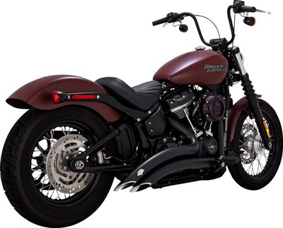 Avgassystem Vance & Hines PCX Radius 2-1/2" svart Softail FXBB Street Bob 107 m.fl.