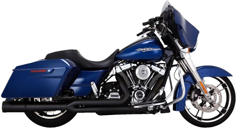 Avgassystem Vance & Hines 2 1 PCX svart FLT/Touring 17-25