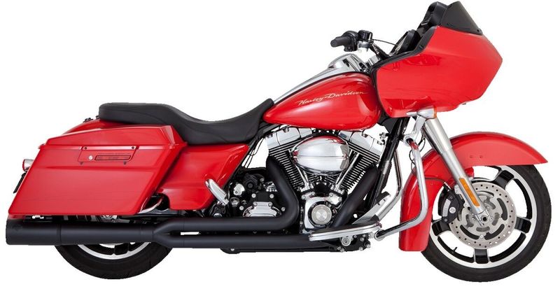 Avgassystem Vance & Hines 2 1 PCX svart FLT/Touring 10-16