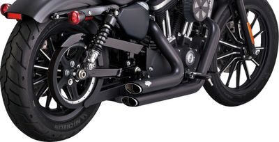 Avgassystem Vance & Hines PCX Shortshots Staggered svart XL Sportster 14-22