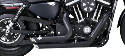 Avgassystem Vance & Hines PCX Shortshots Staggered svart XL Sportster 14-22