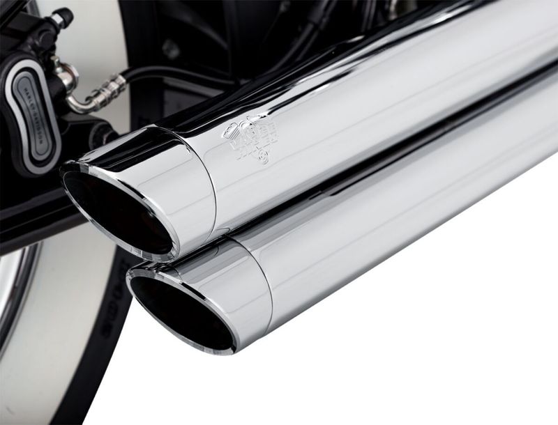 Avgassystem Vance & Hines PCX 2-1/2" Softail FXBB Street Bob 107 m.fl. krom