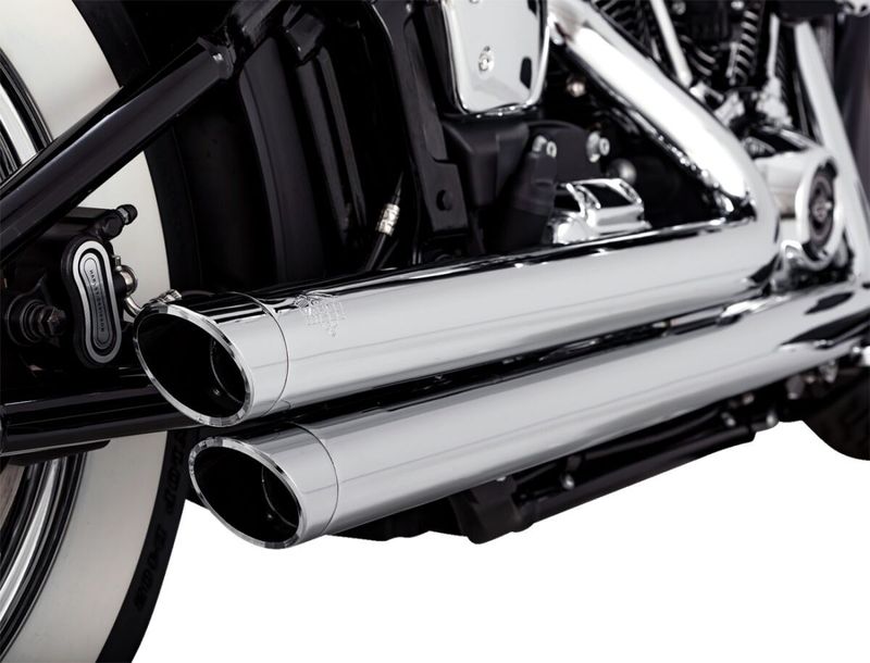 Avgassystem Vance & Hines PCX 2-1/2" Softail FXBB Street Bob 107 m.fl. krom