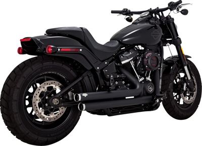 Avgassystem Vance & Hines PCX 2-1/2" Softail FXBB Street Bob 107 m.fl. svart