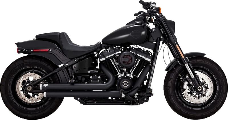 Avgassystem Vance & Hines PCX 2-1/2" Softail FXBB Street Bob 107 m.fl. svart