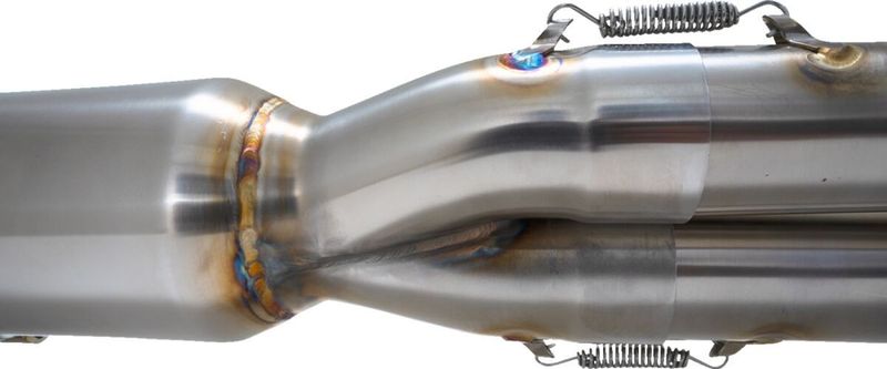 Avgassystem 2-1 Vance & Hines Hi-Output RR PCX borstad 114" FLT/Touring 17-24