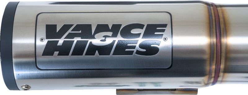 Avgassystem 2-1 Vance & Hines Hi-Output RR PCX borstad 114" FLT/Touring 17-24
