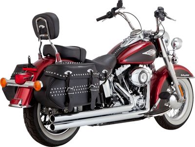 Avgassystem Vance & Hines 2 into-2 Shots Softail 86-17