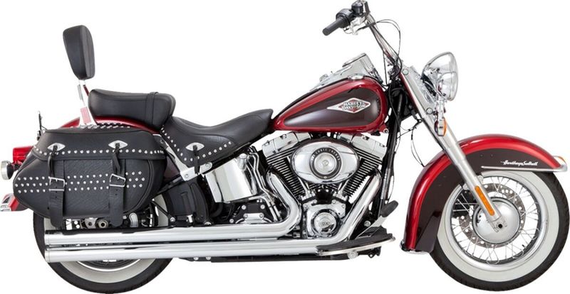 Avgassystem Vance & Hines 2 into-2 Shots Softail 86-17
