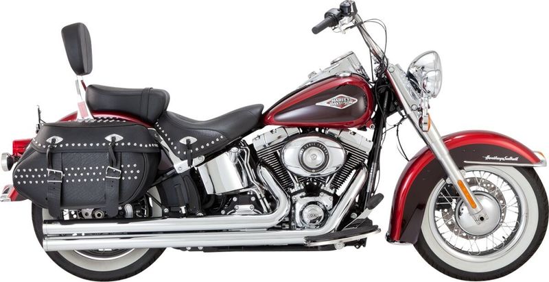 Avgassystem Vance & Hines 2 into-2 Shots Softail 86-17