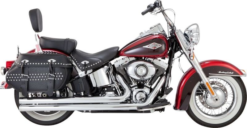 Avgassystem Vance & Hines 2 into-2 Shots Softail 86-17