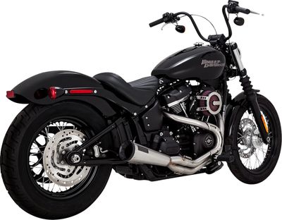 Avgassystem Vance & Hines 2 into-1 Upsweep rostfri Softail 18-24