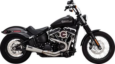 Avgassystem Vance & Hines 2 into-1 Upsweep rostfri Softail 18-24