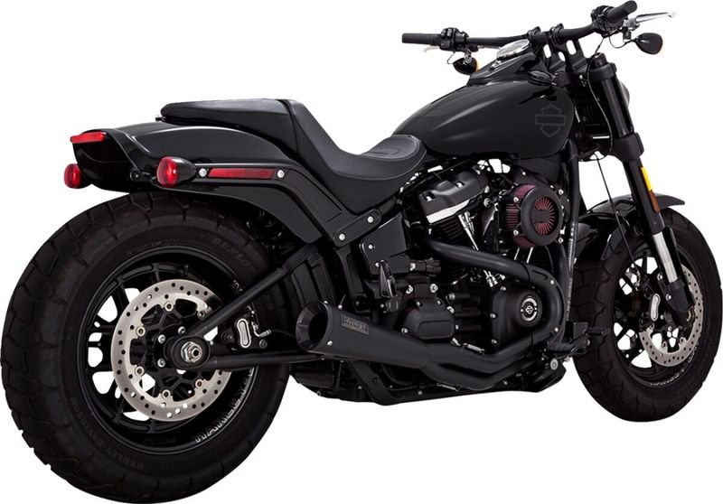 Avgassystem Vance & Hines 2 1 PCX Upsweep svart rostfri