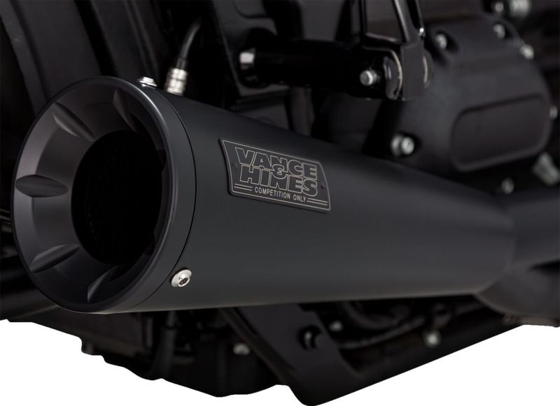 Avgassystem Vance & Hines 2 1 PCX Upsweep svart rostfri