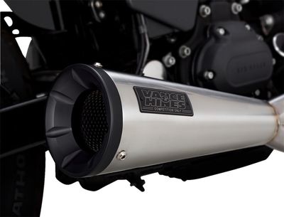 Avgassystem Vance & Hines 2 into-1 Upsweep rostfri Dyna 91-17