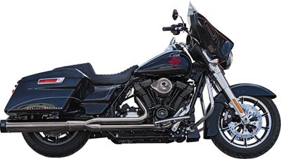 Avgassystem S&S 2 into-1 Sidewinder krom diamond H-D 17-upp