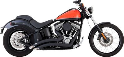 Avgassystem Vance & Hines 2 2-1/2" svart Softail 86-17