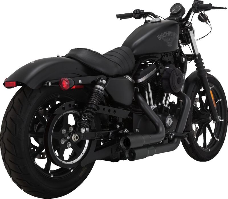 Avgassystem Vance & Hines 2 svart XL Sportster 04-20