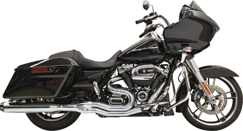 Avgassystem Bassani Xhaust 2 into-1 Road Rage bak Touring 17-upp