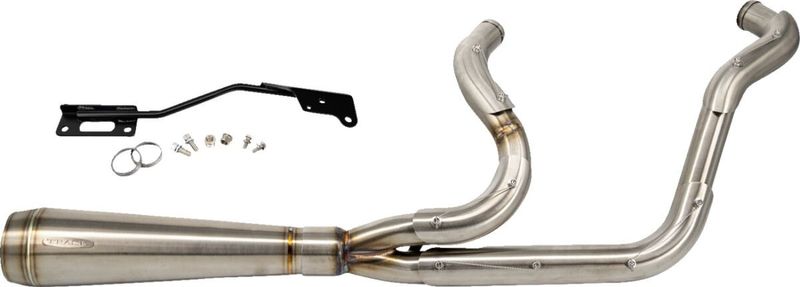 Avgassystem Trask 2 into-1 Assault rostfri Sportster 04-22
