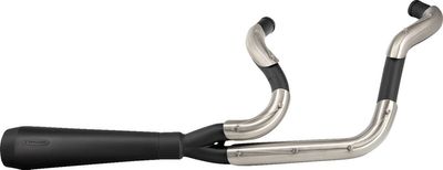 Avgassystem Trask 2 into-1 Assault svart Sportster 04-22