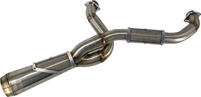 Avgassystem Trask 2 into-1 Sexy rostfri förare Softail 18-24