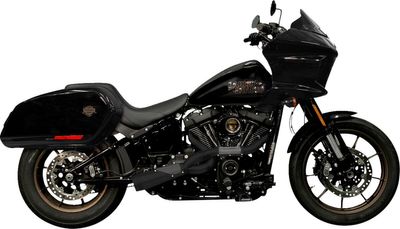 Avgassystem Trask 2 into-1 Sexy svart Softail 18-24