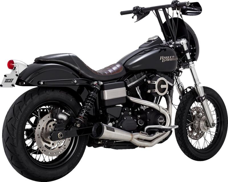 Avgassystem Vance & Hines 2 1 rostfri Dyna 91-17