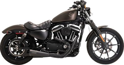 Avgassystem Vance & Hines 2 into-1 Upsweep PCX rostfri svart Sportster 14-22