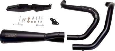Avgassystem Vance & Hines 2 into-1 Upsweep PCX rostfri svart Sportster 14-22