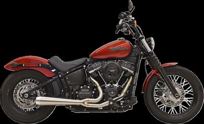 Avgassystem Bassani Xhaust 2 into-1 Rage III rostfri stål Softail 18-upp