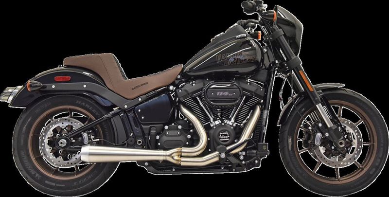 Avgassystem Bassani Xhaust 2 into-1 Rage III rostfri stål Softail 18-upp