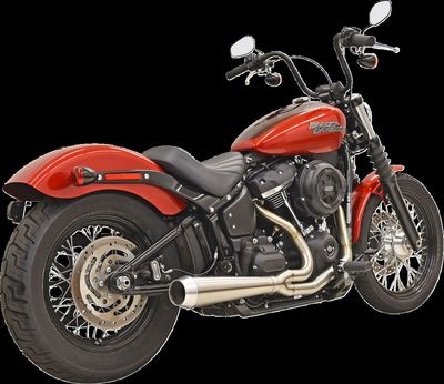 Avgassystem Bassani Xhaust 2 into-1 Rage III rostfri stål Softail 18-upp