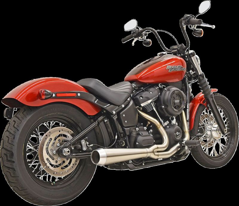 Avgassystem Bassani Xhaust 2 into-1 Rage III rostfri stål Softail 18-upp