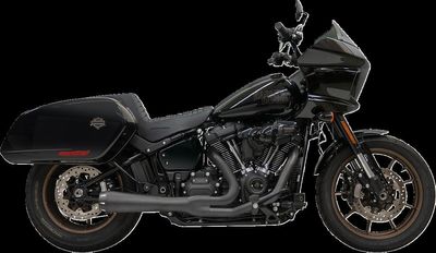 Avgassystem Bassani Xhaust 2 into-1 Rage III svart Softail 18-24