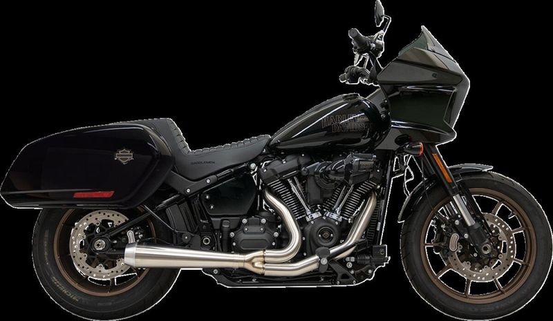 Avgassystem Bassani Xhaust 2 into-1 Rage III rostfri Softail 18-24