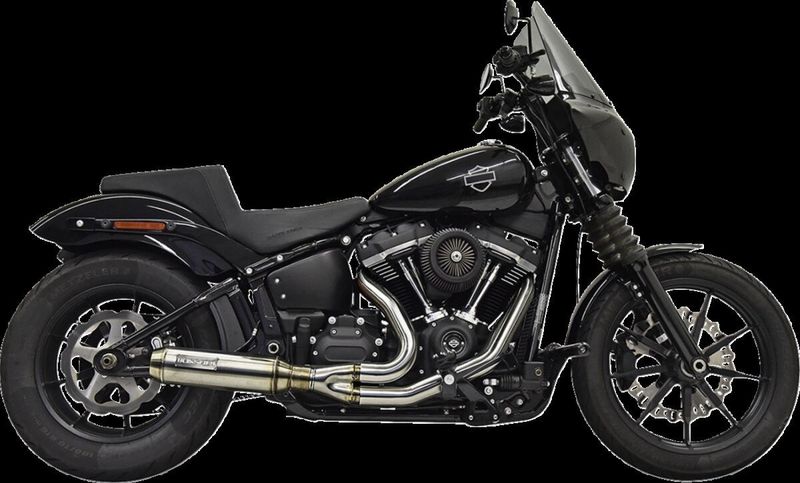Avgassystem Bassani Xhaust 2 into-1 Superbike rostfri Softail 18-upp