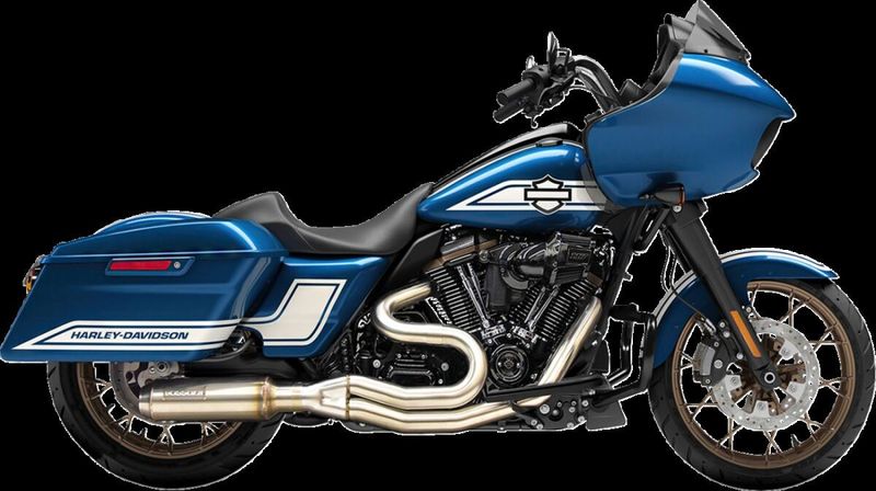Avgassystem Bassani Xhaust 2 into-1 Mid-Length 49 State rostfri Touring 17-upp