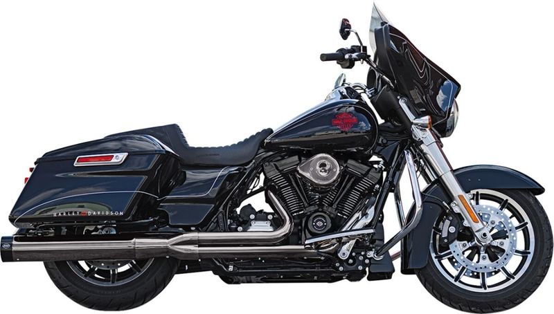 Avgassystem S&S 2 into-1 Sidewinder krom Touring 17-24