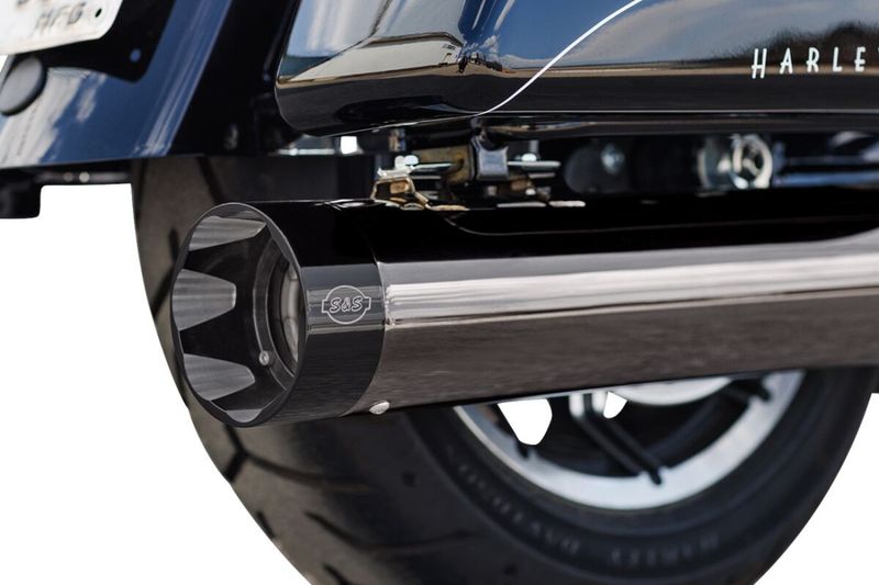 Avgassystem S&S 2 into-1 Sidewinder krom Touring 17-24