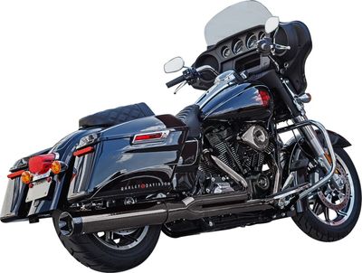 Avgassystem S&S 2 into-1 Sidewinder krom Touring 17-24
