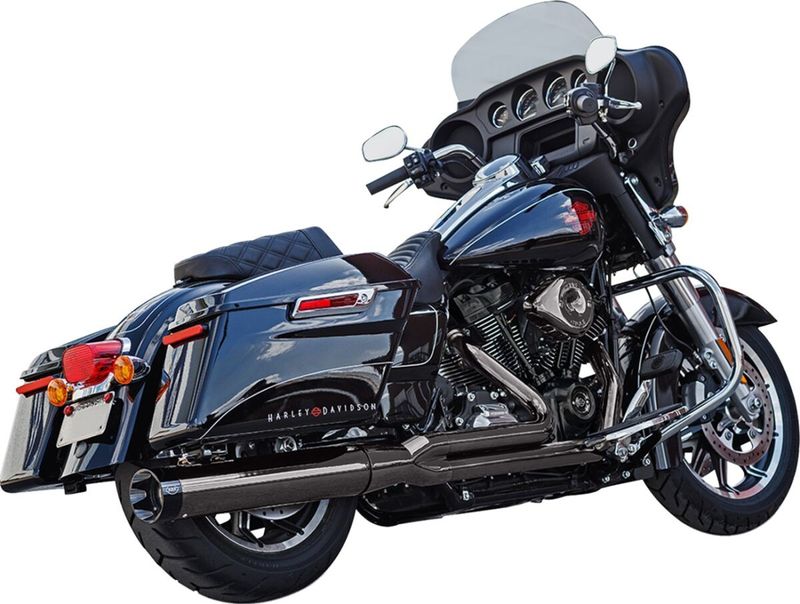 Avgassystem S&S 2 into-1 Sidewinder krom Touring 17-24