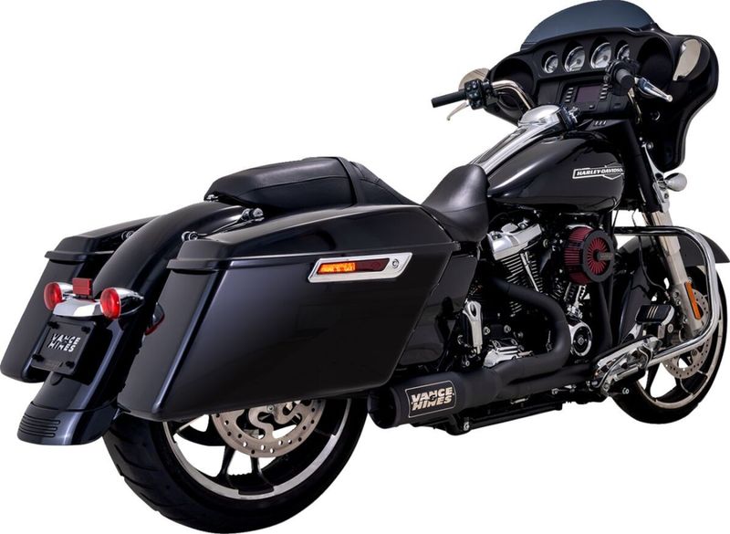 Avgassystem Vance & Hines 2 into-1 PCX Touring 17-24 svart